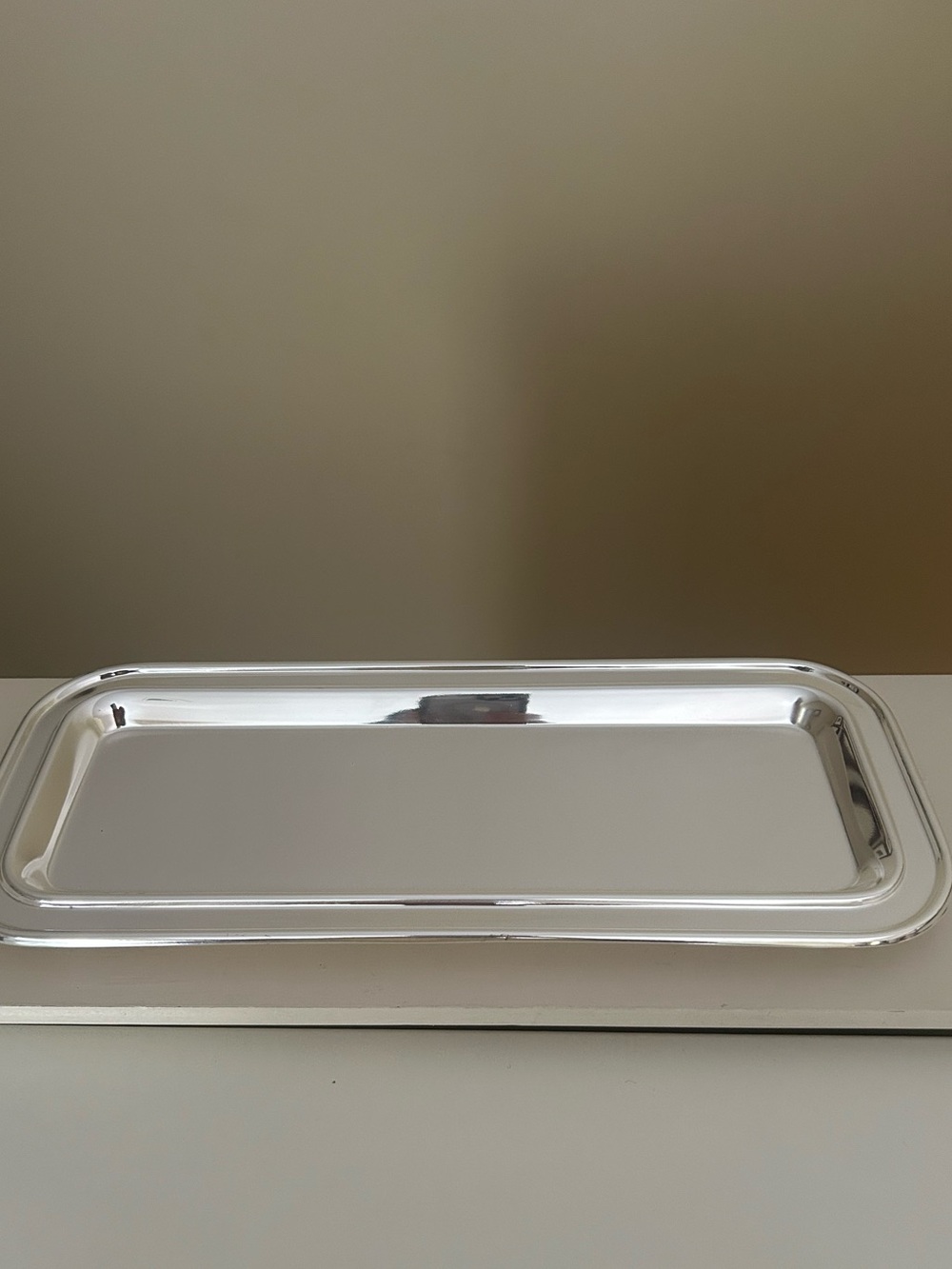 Williams Sonoma heirloom, silver condiment tray